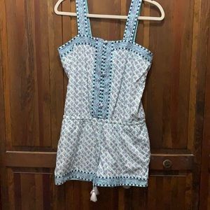 Vineyard Vines Tiny Leaves Romper